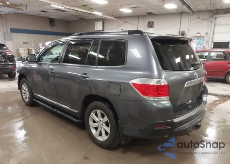 2013 Toyota Highlander Se V6 from USA, damaged, VIN 5TDBK3EH6DS256360